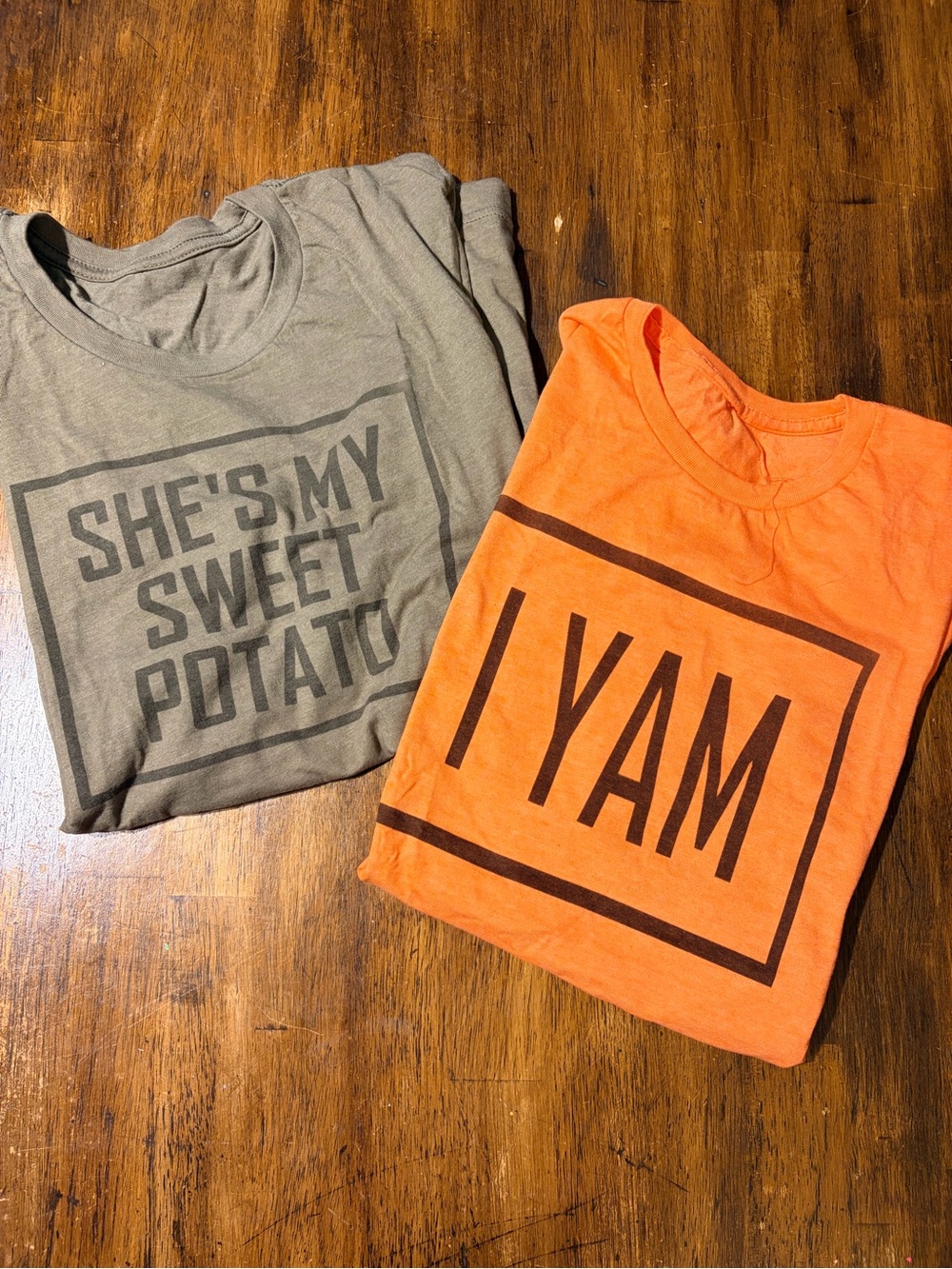 Thanksgiving t-shirt set